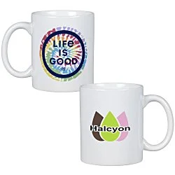 Life is Good Coffee Mug – 11 oz. - Full Color - Tie-Dye