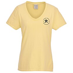 ComfortWash Garment-Dyed V-Neck T-Shirt - Ladies' - Screen