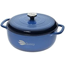 Lodge Cast Iron Enameled Cast Iron Dutch Oven - 6 Quart