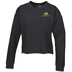 New Era Tri-Blend Cropped Crew Sweatshirt - Ladies'