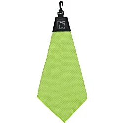 Triangle Fold Waffle Pattern Golf Towel