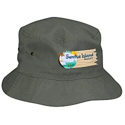 Brushed Cotton Twill Bucket Hat - Full Color