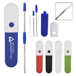 Bowie Buildable Straw In Snap-Lock Case