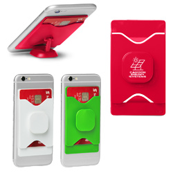 Promo Mobile Device Card Caddy with Stand  Main Image