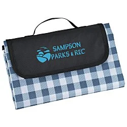 Gingham Fold Up Picnic Blanket