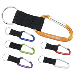 Anodized Carabiner with Key Ring  Main Image