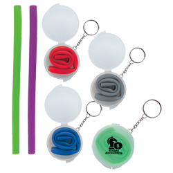 Delight Silicone Straw in Box with Keychain  Main Image