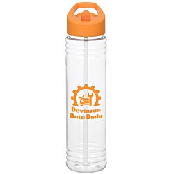 Clear Impact Adventure Bottle with Flip Straw Lid - 32 oz.