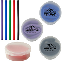 Reuse-it Silicone Straw in Round Case  Main Image