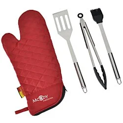 BBQ Grilling Mitt Kit