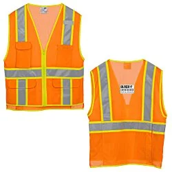 Surveyor Zippered Two-Tone Vest