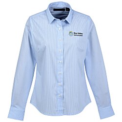 Perry Ellis Mini Grid Woven Shirt - Ladies'