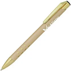 Souvenir Armor Metal Pen - Gold - 24 hr