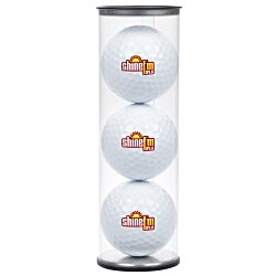 Three Ball Golf Tube