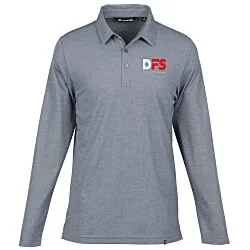 TravisMathew Oceanside Heather Long Sleeve Polo