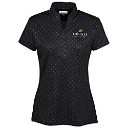 Greg Norman Micro Pique Spinner Print Polo - Ladies'