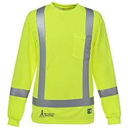 Berne Hi Vis Performance Long Sleeve T-Shirt