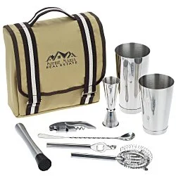 Heritage Supply Traveling Mixologist Tote Kit