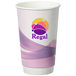 Groovy Full Color Insulated Paper Cup - 16 oz.