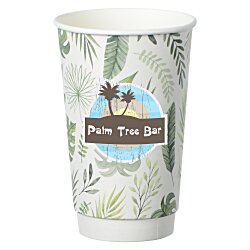 Leaf Full Color Insulated Paper Cup - 16 oz.