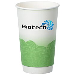 Turbulent Waves Full Color Insulated Paper Cup - 16 oz.