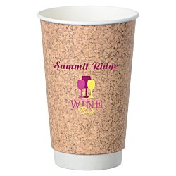 Cork Full Color Insulated Paper Cup - 16 oz.