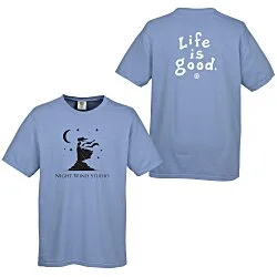 Life is Good Garment-Dyed Tee - Screen - Colors - LIG