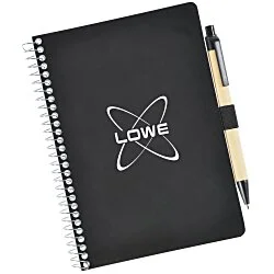 Tacoma Spiral Notebook with Pen - 7" x 5" - 24 hr