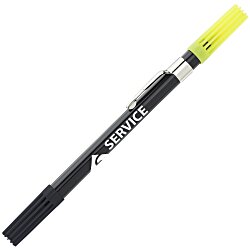 Dri Mark Double Header Pen/Highlighter - Black Barrel