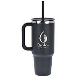 Hydro Flask All Around Travel Tumbler with Straw - 40 oz. - Laser Engraved
