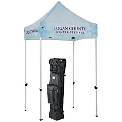 Thrifty 5' Event Tent with Soft Carry Case - Full Color