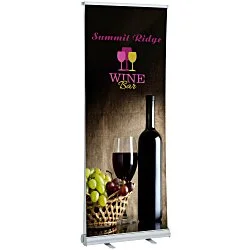 Economy Retractable Two Sided Banner Display - 31-1/2"