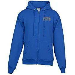 Fashion Full-Zip Hooded Sweatshirt - Men's - Screen