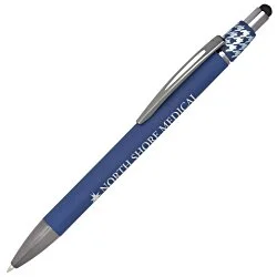 Turner Soft Touch Stylus Metal Spinner Pen