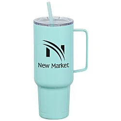 Koozie® Big Vacuum Mug with Straw - 40 oz.