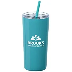 Refresh Baylos Vacuum Tumbler with Straw - 20 oz.