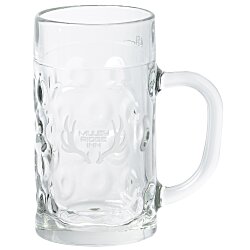 Oktoberfest Glass Mug - 17 oz. - Deep Etch