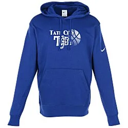 Nike Club Fleece Sleeve Swoosh Pullover Hoodie - Men's - Screen