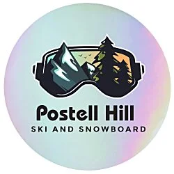 Holographic Sticker - Circle - 3-1/2"