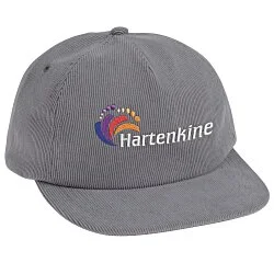 Flat Bill Corduroy Cap