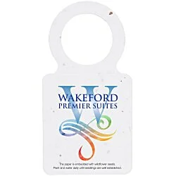 Seed Paper Wine Neck Hang Tag