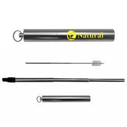 Telescopic Straw Stainless Steel In Aluminum Case  Main Image