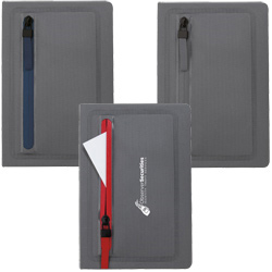 Sleek Zippered Pocket Journal  Main Image
