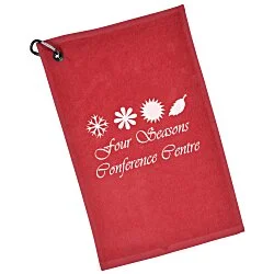 Junior League Golf Towel with Carabiner - Colors