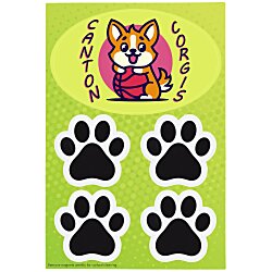 Oval and Paws Vehicle Magnets - 8-1/2" x 5-3/4"