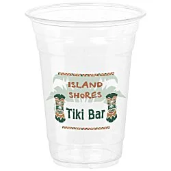 Full Color Clear Plastic Cup - 16 oz.