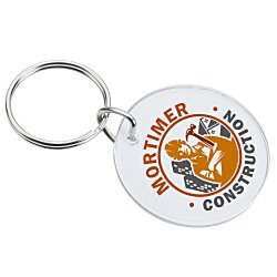 Mirrored Keychain - Round - 24 hr