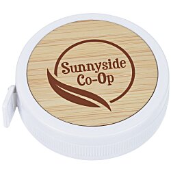 Round Bamboo Accent Tape Measure