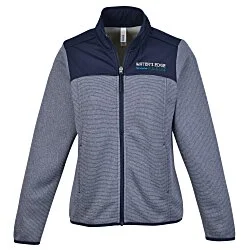 Venture Heathered Stripe Hybrid Jacket - Ladies'