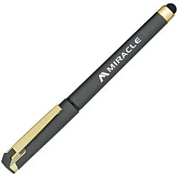 Cali Soft Touch Stylus Gel Pen - Metallic - Matte Gold - 24 hr